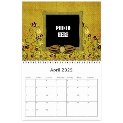 2025 Tangerine Breeze Calendar By Lisa Minor Apr 2025
