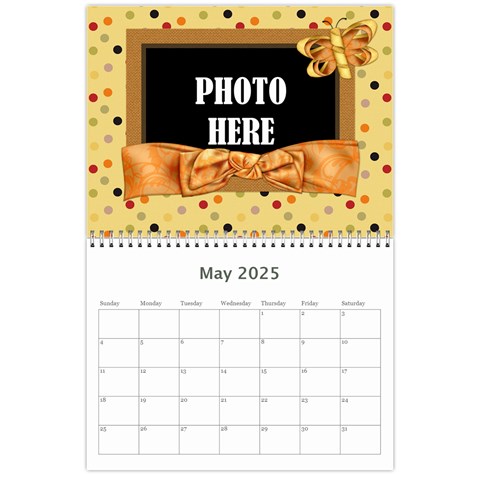 2025 Tangerine Breeze Calendar By Lisa Minor May 2025