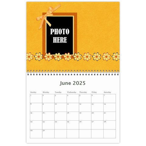 2025 Tangerine Breeze Calendar By Lisa Minor Jun 2025