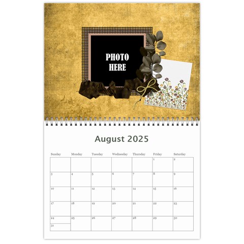 2025 Tangerine Breeze Calendar By Lisa Minor Aug 2025