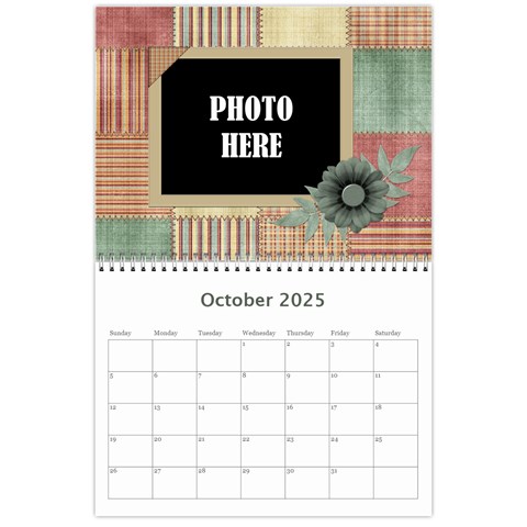 2025 Quilted Calendar 1 By Lisa Minor Oct 2025