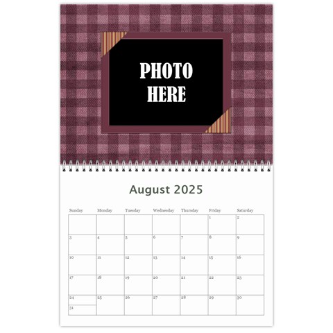 2025 Quilted Calendar 1 By Lisa Minor Aug 2025