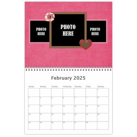 2025 Calendar Mix 10 By Lisa Minor Feb 2025