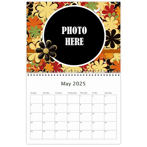 2025 Tangerine Breeze Calendar 1 By Lisa Minor May 2025