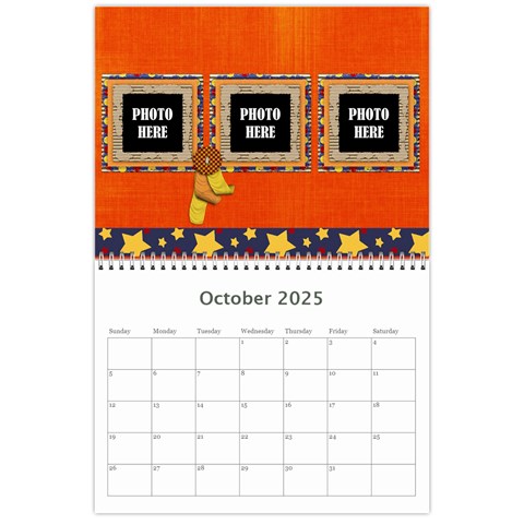 2025 Primary Cardboard Calendar 1 By Lisa Minor Oct 2025