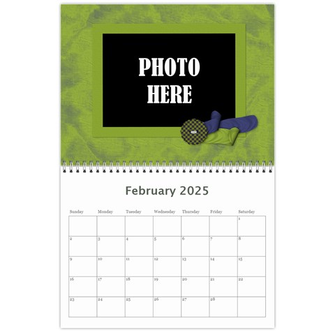 2025 Primary Cardboard Calendar 1 By Lisa Minor Feb 2025