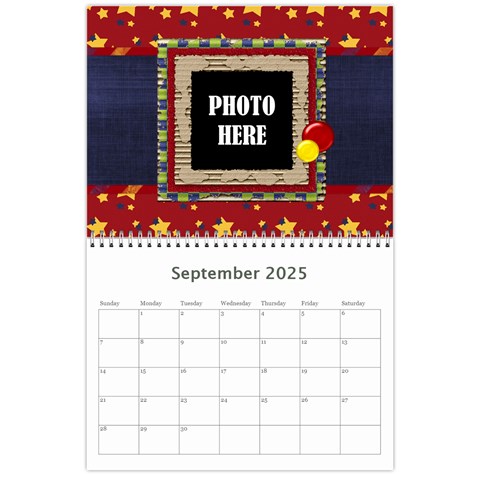 2025 Primary Cardboard Calendar 1 By Lisa Minor Sep 2025