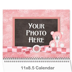 2025 Watch Me Grow-Girl - Wall Calendar 11  x 8.5  (12-Months)