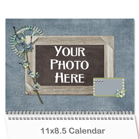 2024 My Blue Inspiration Calendar By Lisa Minor Cover