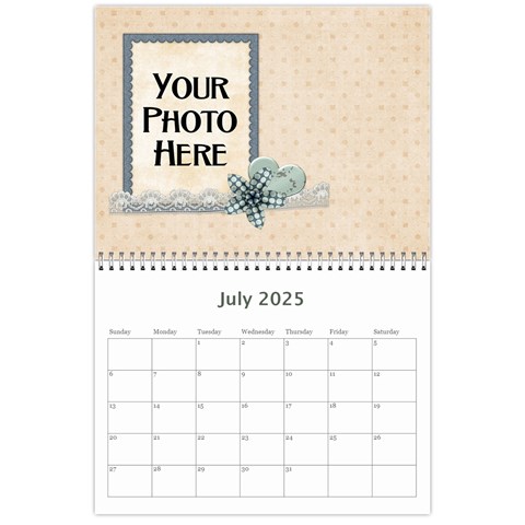 2025 My Blue Inspiration Calendar By Lisa Minor Jul 2025