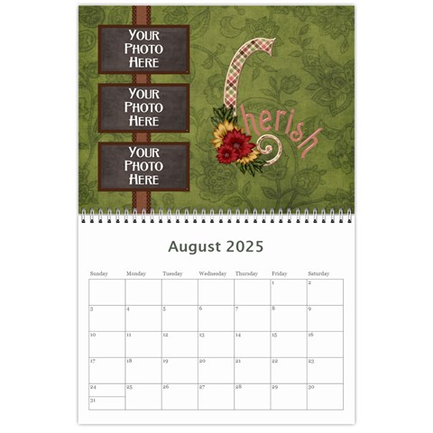 2025 Calendar Mix By Lisa Minor Aug 2025