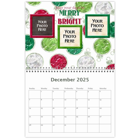 2025 Calendar Mix C By Lisa Minor Dec 2025