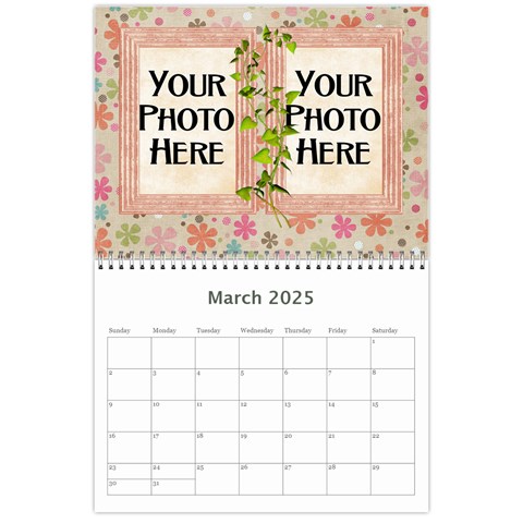2025 Calendar Mix C By Lisa Minor Mar 2025