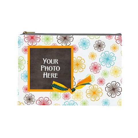 May I? Large Cosmetic Bag By Lisa Minor Front