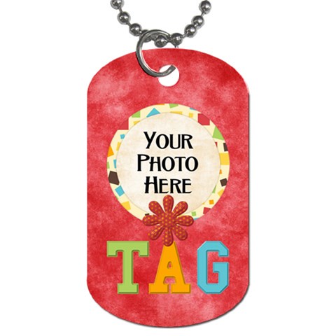 May I? Dog Tag By Lisa Minor Front