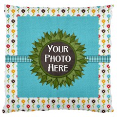 May I? Cushion - Large Cushion Case (One Side)