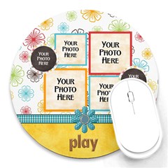 May I? Mousepad - Round Mousepad