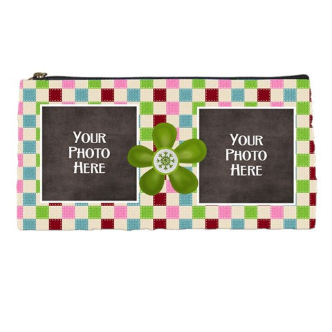 Christmas Dazzle Pencil Case By Lisa Minor Front
