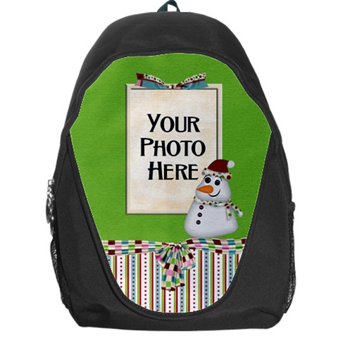 Christmas Dazzle Backpack By Lisa Minor Front