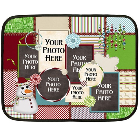 Christmas Dazzle Blanket By Lisa Minor 35 x27  Blanket
