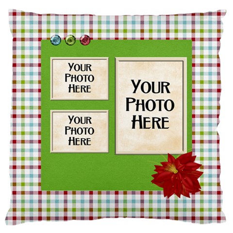 Christmas Dazzle Cushion By Lisa Minor Front