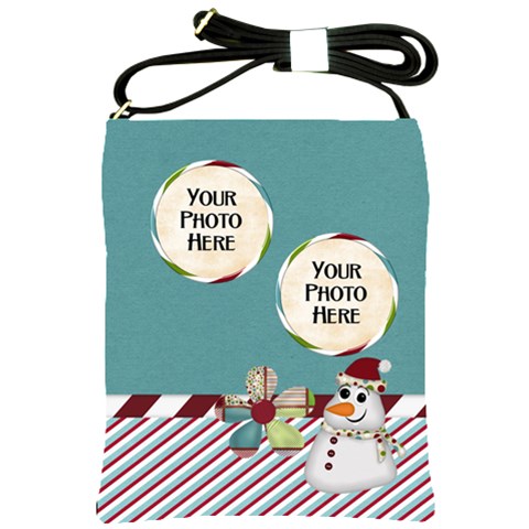 Christmas Dazzle Sling Bag By Lisa Minor Front