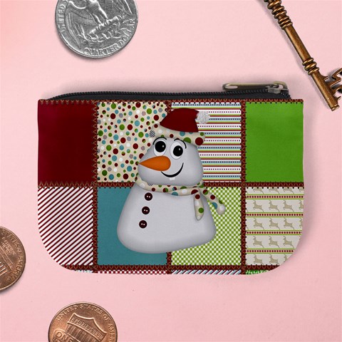 Christmas Dazzle Coin Bag By Lisa Minor Back