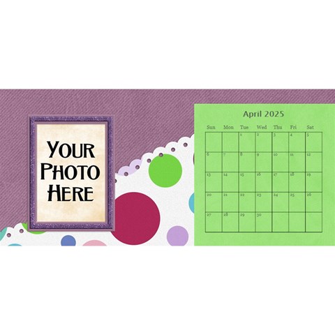 2025 Monster Party 11x5 Calendar By Lisa Minor Apr 2025