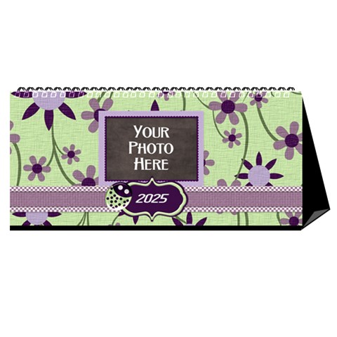 2025 Lavendar Rain 11x5 Calendar By Lisa Minor Cover