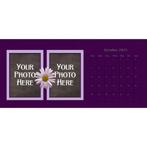 2025 Lavendar Rain 11x5 Calendar By Lisa Minor Oct 2025