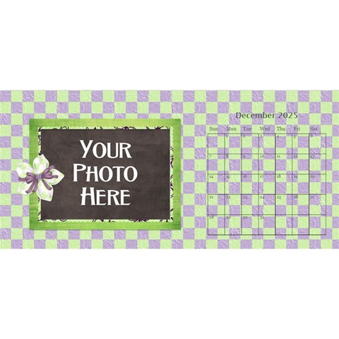 2025 Lavendar Rain 11x5 Calendar By Lisa Minor Dec 2025