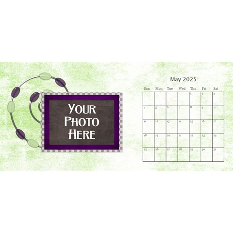 2025 Lavendar Rain 11x5 Calendar By Lisa Minor May 2025