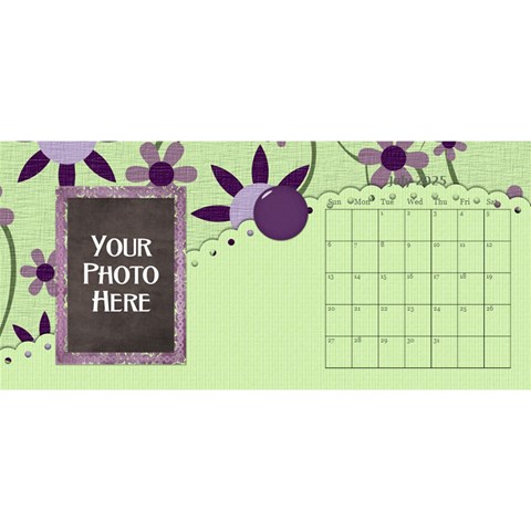 2025 Lavendar Rain 11x5 Calendar By Lisa Minor Jul 2025