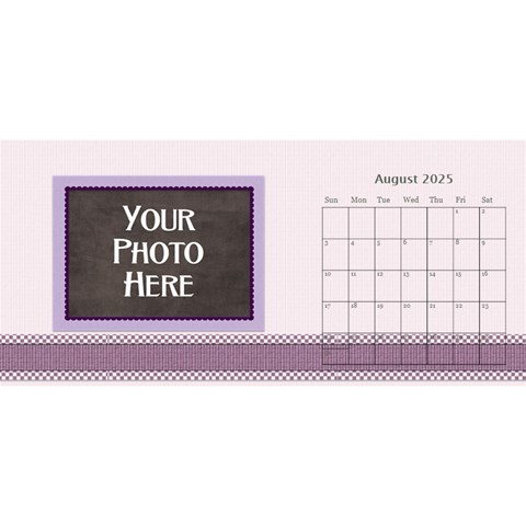 2025 Lavendar Rain 11x5 Calendar By Lisa Minor Aug 2025
