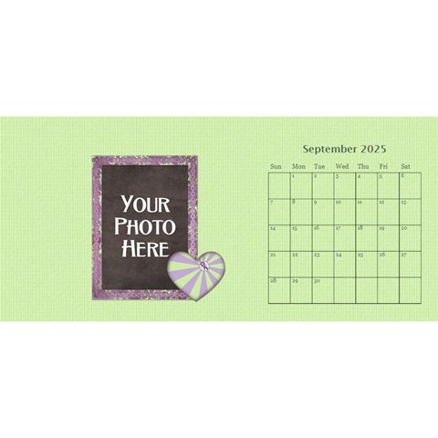 2025 Lavendar Rain 11x5 Calendar By Lisa Minor Sep 2025