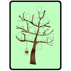 Photo Tree, Family tree blanket L - Fleece Blanket (Large)