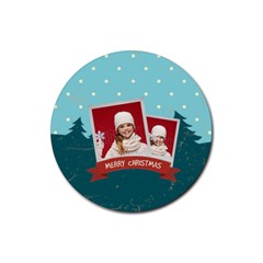 xmas - Rubber Coaster (Round)