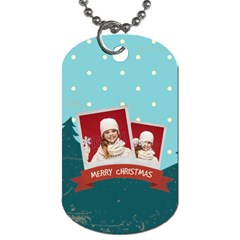 xmas - Dog Tag (One Side)