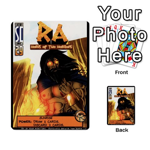 Sentinels Promos Iii (with All Promo Villians) By Charles Fox Front 8