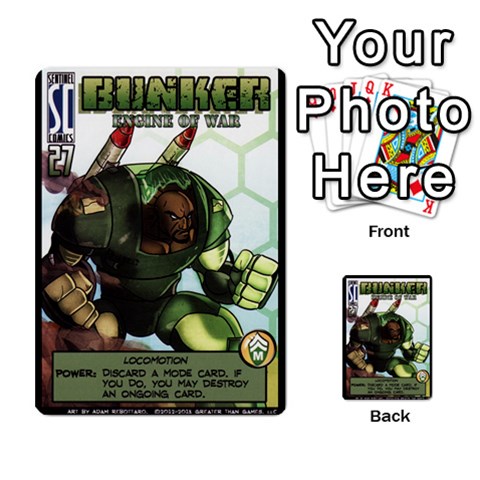 Sentinels Promos Iii (with All Promo Villians) By Charles Fox Front 11