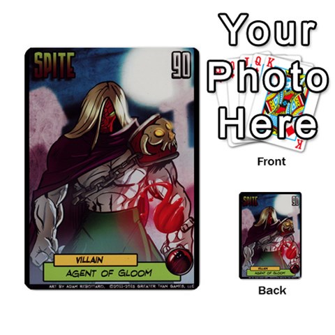 Sentinels Promos Iii (with All Promo Villians) By Charles Fox Front 13