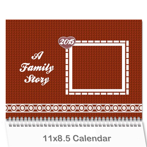 A Family Story Calendar 18m 2015 By Daniela Cover