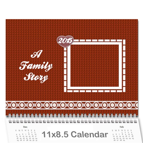 A Family Story Calendar 18m 2015 By Daniela Cover
