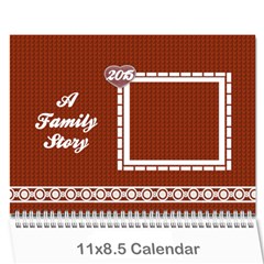 A Family Story Calendar 18m 2015 - Wall Calendar 11  x 8.5  (12-Months)