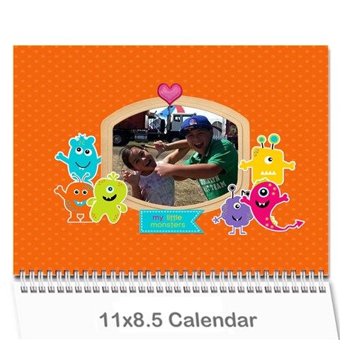 Wall Calendar 11 X 8 5 : My Lil Monsters By Jennyl Cover
