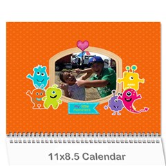 Wall Calendar 11 x 8.5 : My Lil Monsters - Wall Calendar 11  x 8.5  (12-Months)