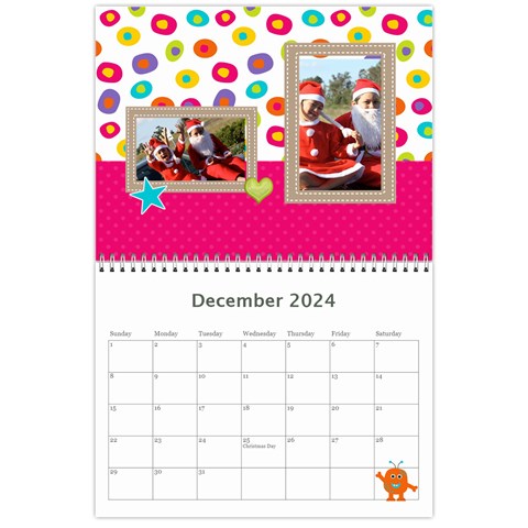 Wall Calendar 11 X 8 5 : My Lil Monsters By Jennyl Dec 2024