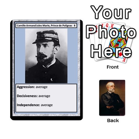 Confederate Officer Cards By Craig Welter Front - Club9