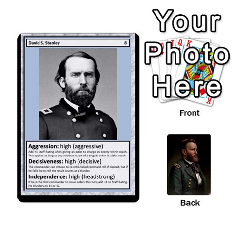 Union Officer Cards By Craig Welter Front - Spade4