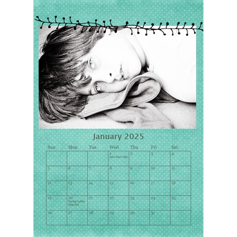 Desktop Calendar 6 x8 5  By Deca Jan 2025
